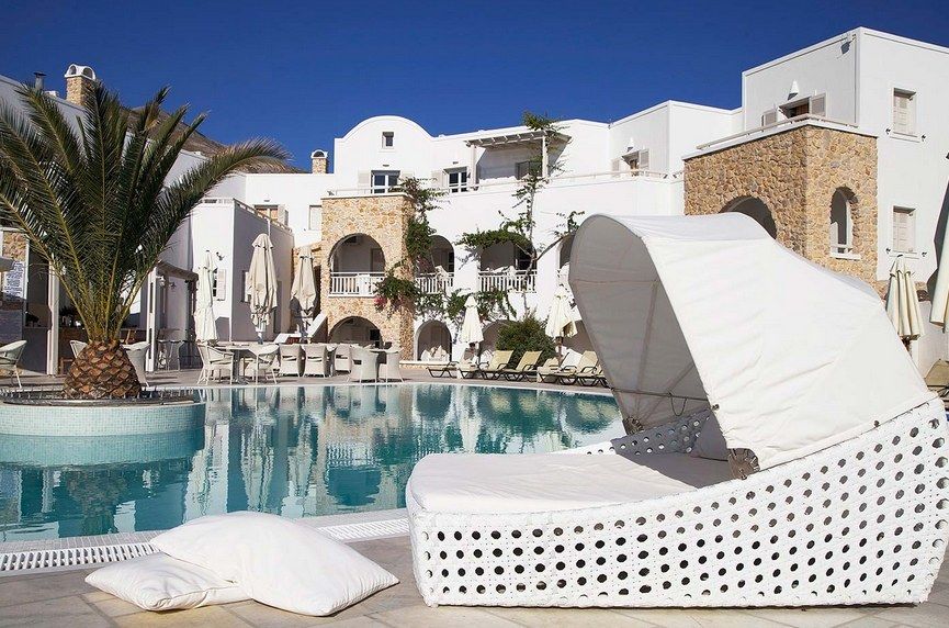 Aegean Plaza Hotel Kamari  Ngoại thất bức ảnh