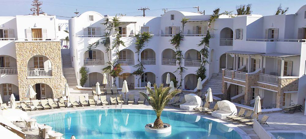 Aegean Plaza Hotel Kamari  Ngoại thất bức ảnh